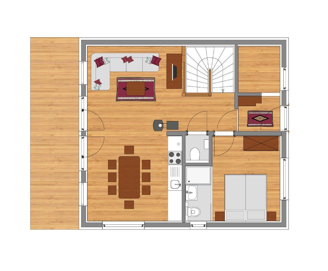 Holzknechthuette Villa Lachtal Dış mekan fotoğraf